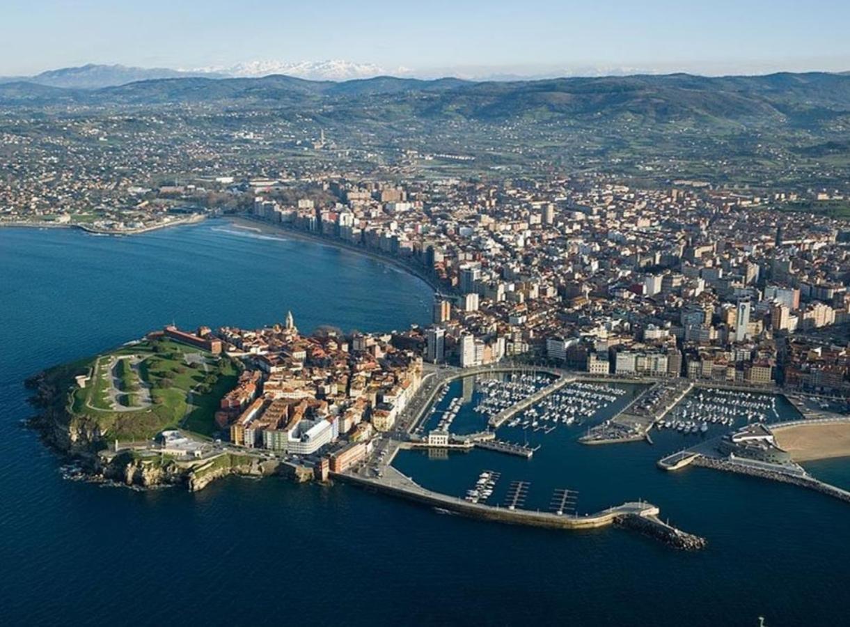 Apto. Vista Playa Poniente Χιχόν Εξωτερικό φωτογραφία