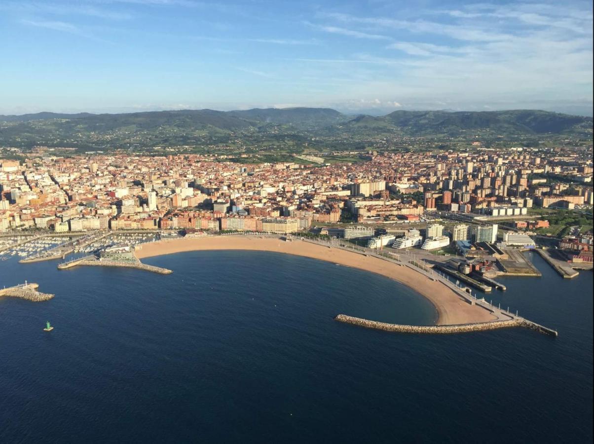 Apto. Vista Playa Poniente Χιχόν Εξωτερικό φωτογραφία