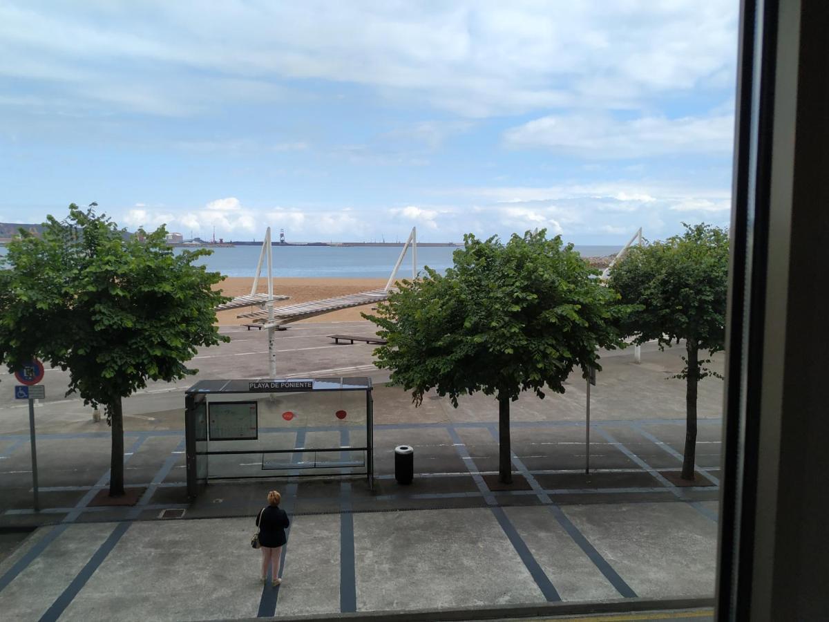 Apto. Vista Playa Poniente Χιχόν Εξωτερικό φωτογραφία